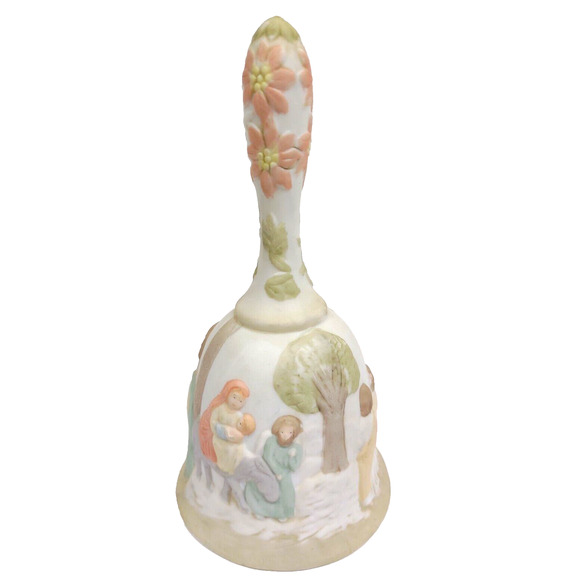 Vintage 1982 Lefton Nativity Bell Christopher Collection Come All Ye Faithful - Picture 5 of 6
